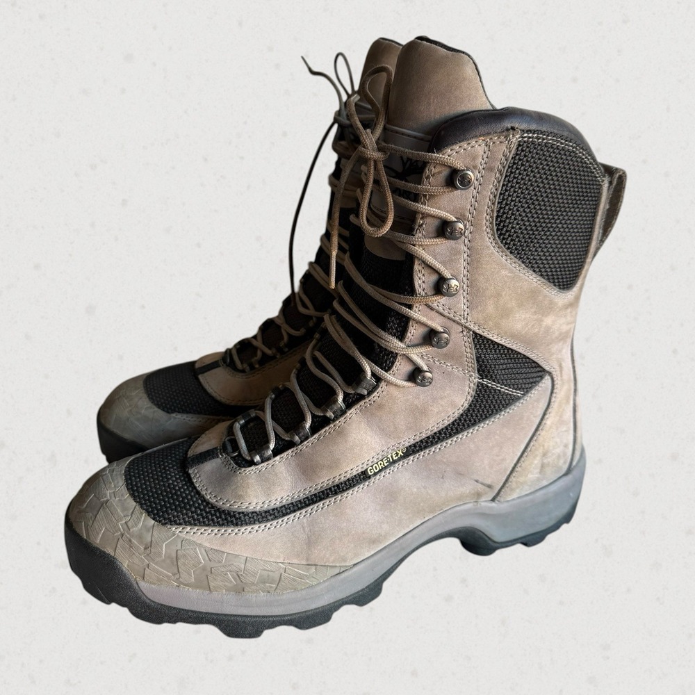 Under Armour Leather Gore-Tex Ridge Reaper Lebanon Hunting Boots US Size 12 Gray
